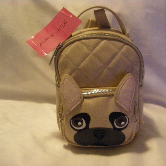 Betsey Johnson Bags Betsey Johnson Kitsch Xo Baybee Mini Sand Backpack French Bulldog